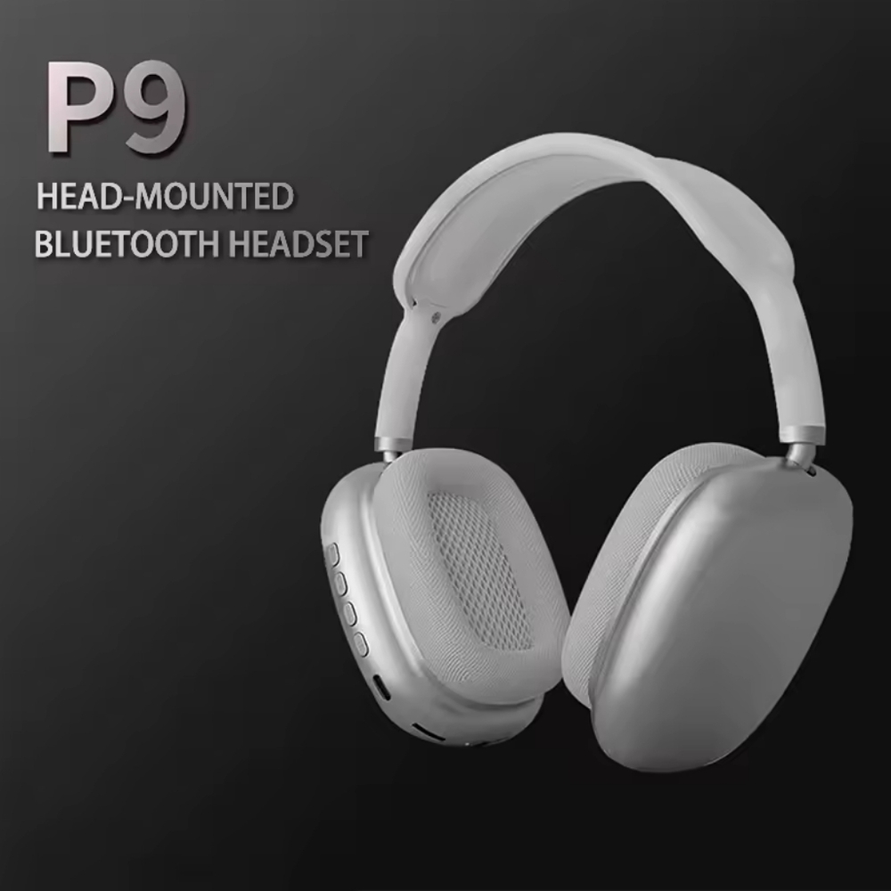 P9 Wireless Headphones - Silver